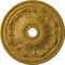 Ekena Millwork Flagstone Ceiling Medallion (Canopies up to 3 7/8"), 30"OD x 3 7/8"ID x 3 1/4"P, Iridescent Gold CM30FLIGS - alternate 1